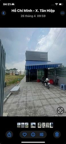 Cho thuê nhà cấp 4, Dương Công Khi, Hóc Môn 4x15m và 110m2 đất giá 7tr