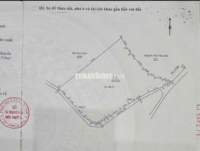 Cần bán lô đất SKC 6614m2 tại Vĩnh Tân Tân Uyên Bình Dương