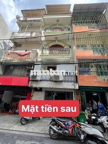 cho thuê nhà 4x25m 5 tầng 2 mặt tiền trước sau đường 3/2 giá 70 triệu