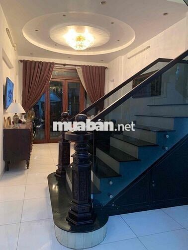 Cho thuê nhà mới tinh, Full nội thất 1 trệt 2 lầu P.Long Bình Tân gần