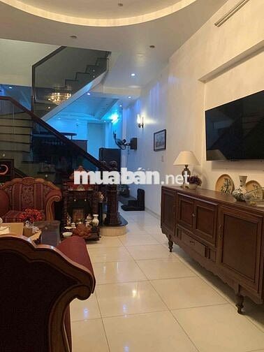 Cho thuê nhà mới tinh, Full nội thất 1 trệt 2 lầu P.Long Bình Tân gần
