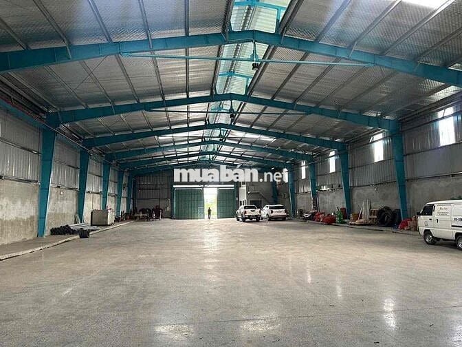 Kho xưởng Bình Tân (mặt tiền QL1A) DT: 1.300 m² giá: 110tr/th