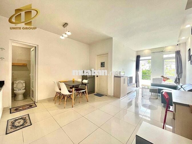 1PN 55m2 QUẬN 4, 2 BAN CÔNG, VIEW SÔNG, MÁY GIẶT RIÊNG, GẦN LUẬT, Q1