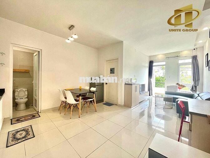 1PN 55m2 QUẬN 4, 2 BAN CÔNG, VIEW SÔNG, MÁY GIẶT RIÊNG, GẦN LUẬT, Q1