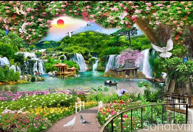 Tranh gạch 3d trang trí nhà cửa - 7886CV