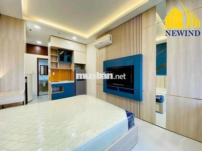 Căn hộ Studio Full NT - Free dọn phòng, Có máy giặt riêng gần RMIT Q7