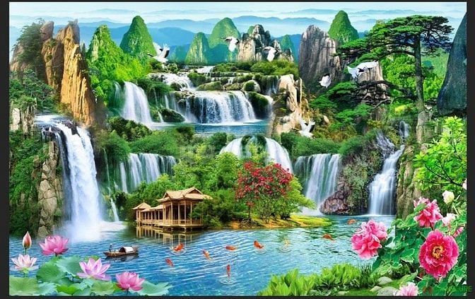 Tranh gạch 3d trang trí nhà cửa - 7886CV