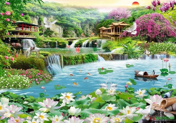 Tranh gạch 3d trang trí nhà cửa - 7886CV