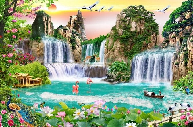 Tranh gạch 3d trang trí nhà cửa - 7886CV