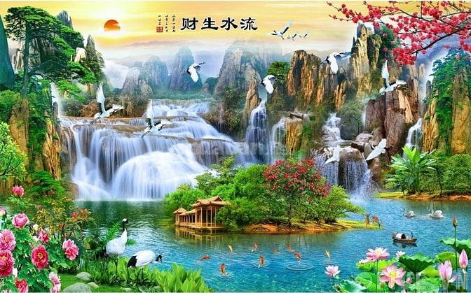 Tranh gạch 3d phong thủy tài lộc - SCX44