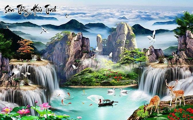 Tranh gạch 3d phong thủy tài lộc - SCX44