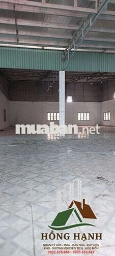 CHO THUÊ KHO XƯỞNG 20×30m2  – XUÂN THỚI THƯỢNG - GIÁ 40 TRIỆU/ THÁNG