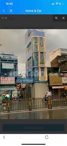 Hot ! Có 1 0 2 ! Bán nhà 2 MT đường Lý Thái Tổ, P1, Q3 - Giá rẻ 8,2 tỷ