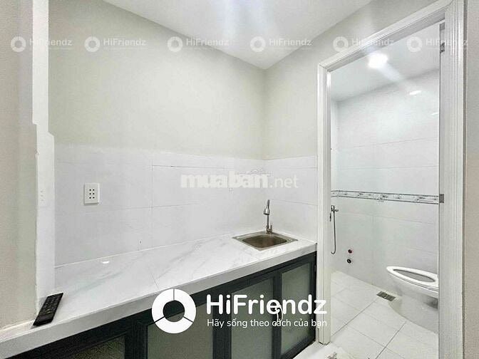 STUDIO TÁCH BẾP SIÊU XINH GẦN VÒNG XOAY PHÚ LÂM, FULL NỘI THẤT CAO CẤP