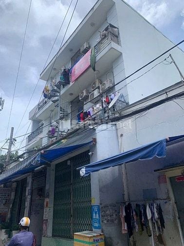 Nhà trọ 340m2 đất đúc 3 tầng 52P +4Kios 2 mặt HXH Hồ V Long,Q.Bình Tân