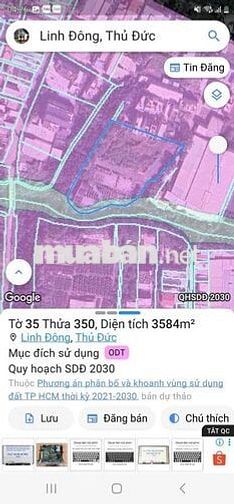 Bán Lô Đất Phủ Hồng phường Linh Đông TP Thủ Đức TPHCM