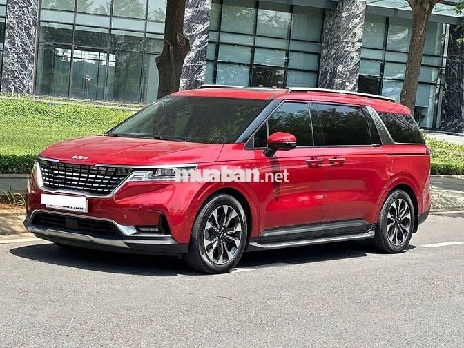 Kia Carnival 2022 Signature màu đỏ diesel