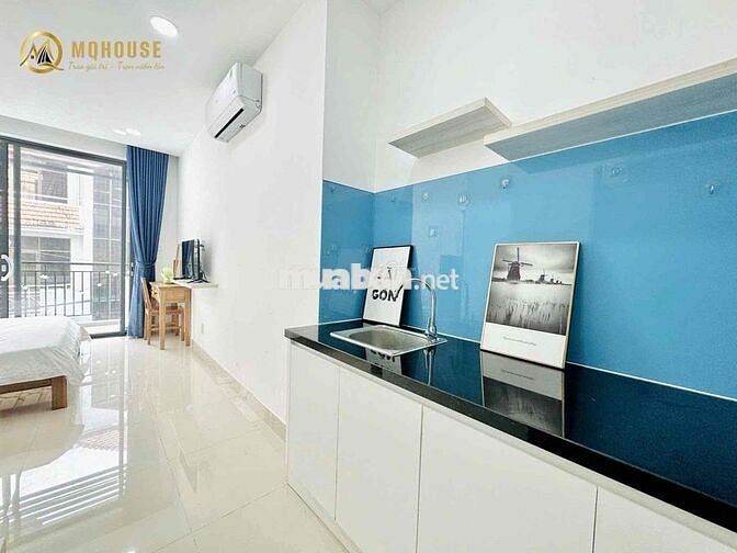 Căn Hộ Studio Ban Công 28m2 - Máy Giặt Riêng - Khu Phan Xích Long
