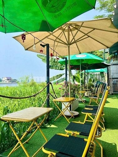 Sang quán cafe 2mt view bờ sông chill đẹp Bình Thạnh 
