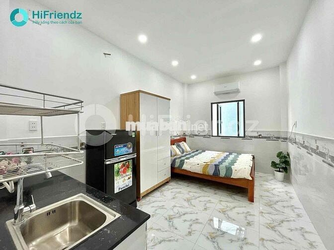 Cho thuê Căn hộ studio cửa sổ trời full nội thất ngay Gò Vấp