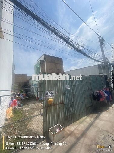 BÁN NHANH LÔ ĐẤT DT 133m hẻm xe hơi