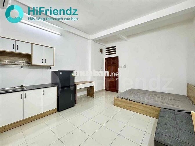 🔥CHO THUÊ CĂN HỘ STUDIO FULL NỘI THẤT, MẶT TIỀN, GẦN VÒNG XOAY DÂN CHỦ