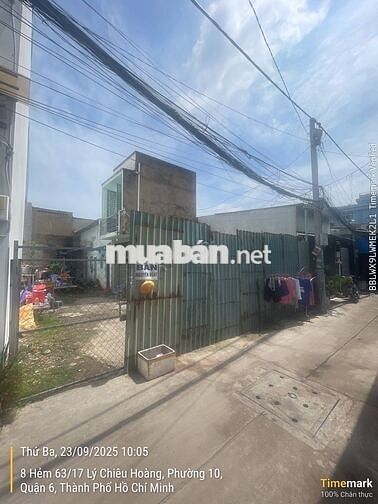 BÁN NHANH LÔ ĐẤT DT 133m hẻm xe hơi