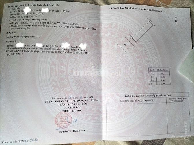 Chỉnh chủ Bán nhà mặt phố Trần Hưng Đạo, 5,5 tỷ, 80m2, tp. Phúc Yên,