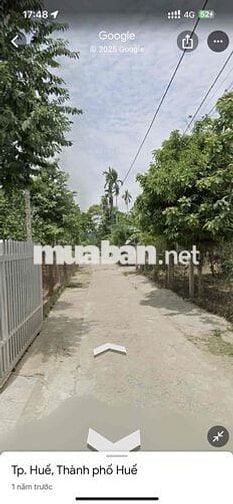 📌 BÁN LÔ ĐẤT 560m² – KIỆT 52 NGÔ HÀ, THỦY BIỀU, HUẾ 📌 	•	Diện tích: 56