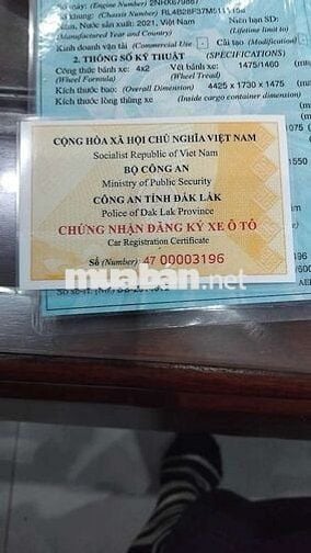 Bán xe ô tô 2021  - 57500 km