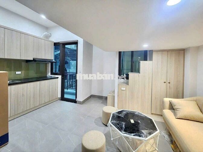 Cho thuê CCMN 25m2 Gác xép. Full đồ ban công thoáng tại Trung Liệt