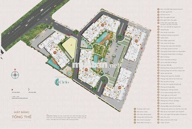 Khu căn hộ cao cấp Destino Centro, tháp Cielo, 1 PN 1 WC, tỉnh Long An