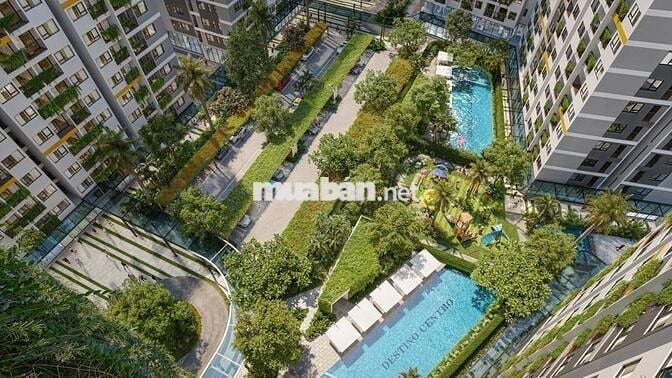 Khu căn hộ cao cấp Destino Centro, tháp Cielo, 1 PN 1 WC, tỉnh Long An