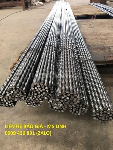 Thép Vuông Xoắn Đặc 6mm - 8mm - Liên Kết Thanh La Grating