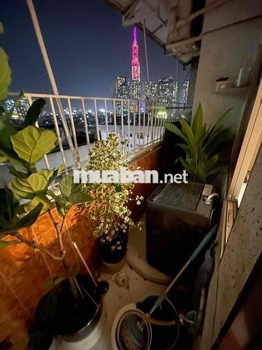 Cho thuê chung cư Ngô Tất Tố 2pn 70m2 tầng cao full NT cọc 1 sát q1 rẻ