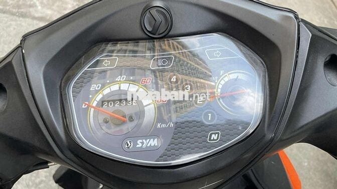 Xe SYM Galaxy 2021 màu cam đen