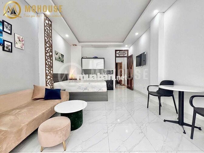 🌷CĂN HỘ STUDIO BAN CÔNG RỘNG FULL NỘI THẤT - GIÁP QUẬN 3, TIỆN ĐI LẠI
