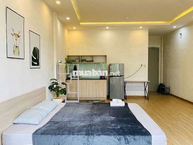 Căn hộ studio 45m2 Sơn Trà, sàn gỗ, nội thất sịn