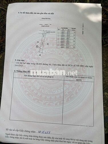 Cần Tiền Bán Gấp Đất Mặt Tiền Cao Bá Quát Thông KCN Becamex Chơn Thành