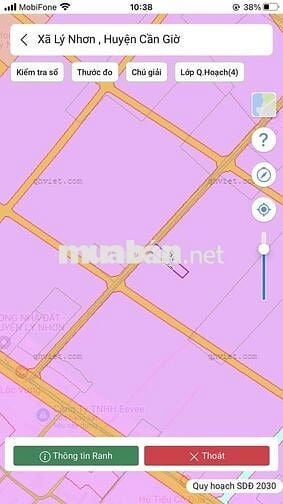 Bán Lô Đất Thỏi Cư Đường Số 8 xã Lý Nhơn huyện Cần Giờ TPHCM