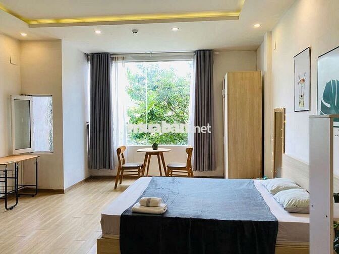Căn hộ studio 45m2 Sơn Trà, sàn gỗ, nội thất sịn