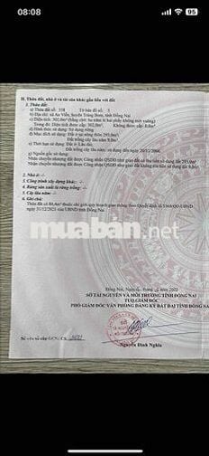 Nhà Cần Tiền Sang Nhượng Thửa Đất Mặt Tiền Phùng Hưng Thổ Cư 100%