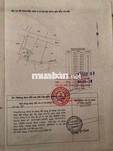 ĐẤT MẶT TIỀN 5544m xã Bình Hưng huyện Bình Chánh