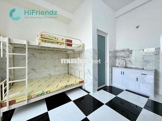 Căn hộ mini Full nội thất thang máy Dương Bá Trac Q8 có ban công nhỏ