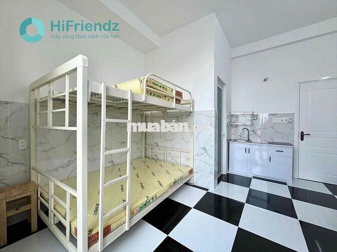 Căn hộ mini Full nội thất thang máy Dương Bá Trac Q8 có ban công nhỏ