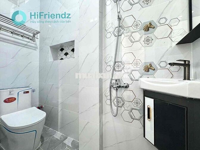 Căn hộ mini Full nội thất thang máy Dương Bá Trac Q8 có ban công nhỏ
