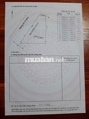 Cần ra nhanh lô đất mặt tiền đường Hồ Chí Minh