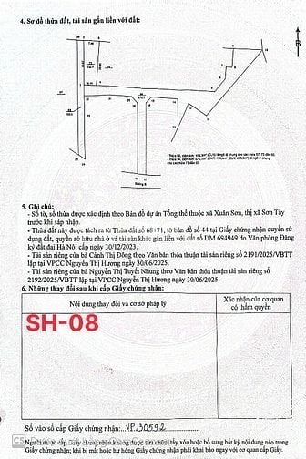 Chính chủ ra hàng 5 lô F0 đất ở Đô Thị HN, Sơn Tây 100-132,4m 1,85 tỷ