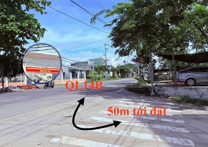 Bán 6 lô ngay uỷ ban Hoà Vang nằm sát trục QL14B cách 50m, giá cực tốt