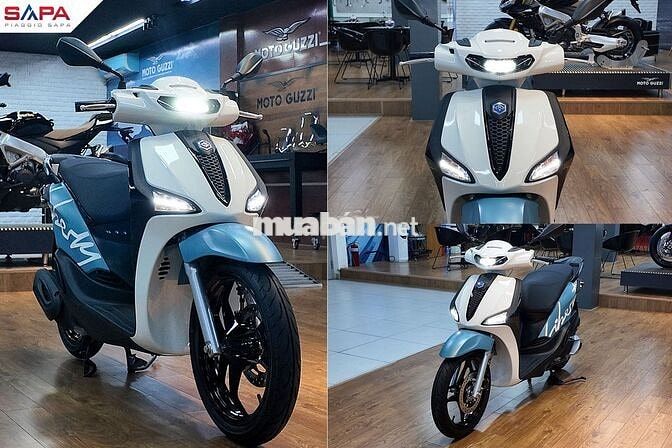 Piaggio Liberty 125 Z 2025-MỚI 100%-MÀU TRẮNG XANH